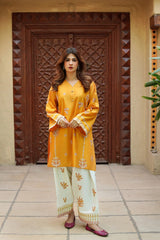 Mustard Cotton – 2-Piece Suit