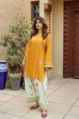 Mustard Cotton – 2-Piece Suit