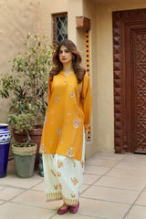 Mustard Cotton – 2-Piece Suit