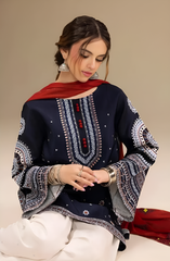 ELLA EMB blue - 3 PC